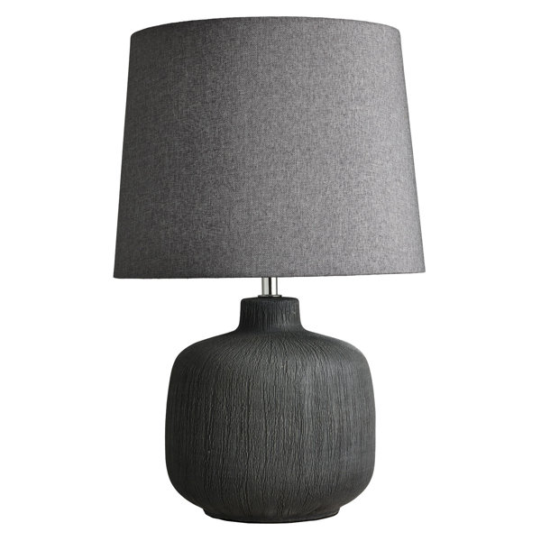 Image showcasing Pagazzi Lighting Textured 40cm Table Lamp | Wayfair.co.uk